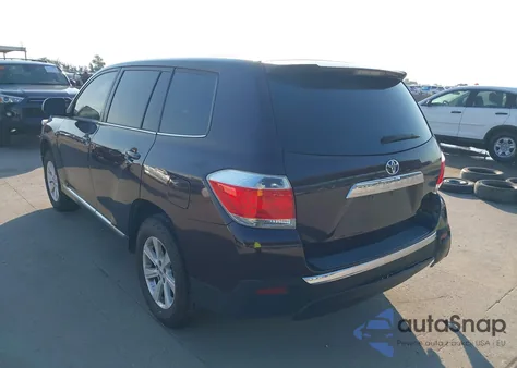 2013 Toyota Highlander from USA, damaged, VIN 5TDZA3EH2DS036117